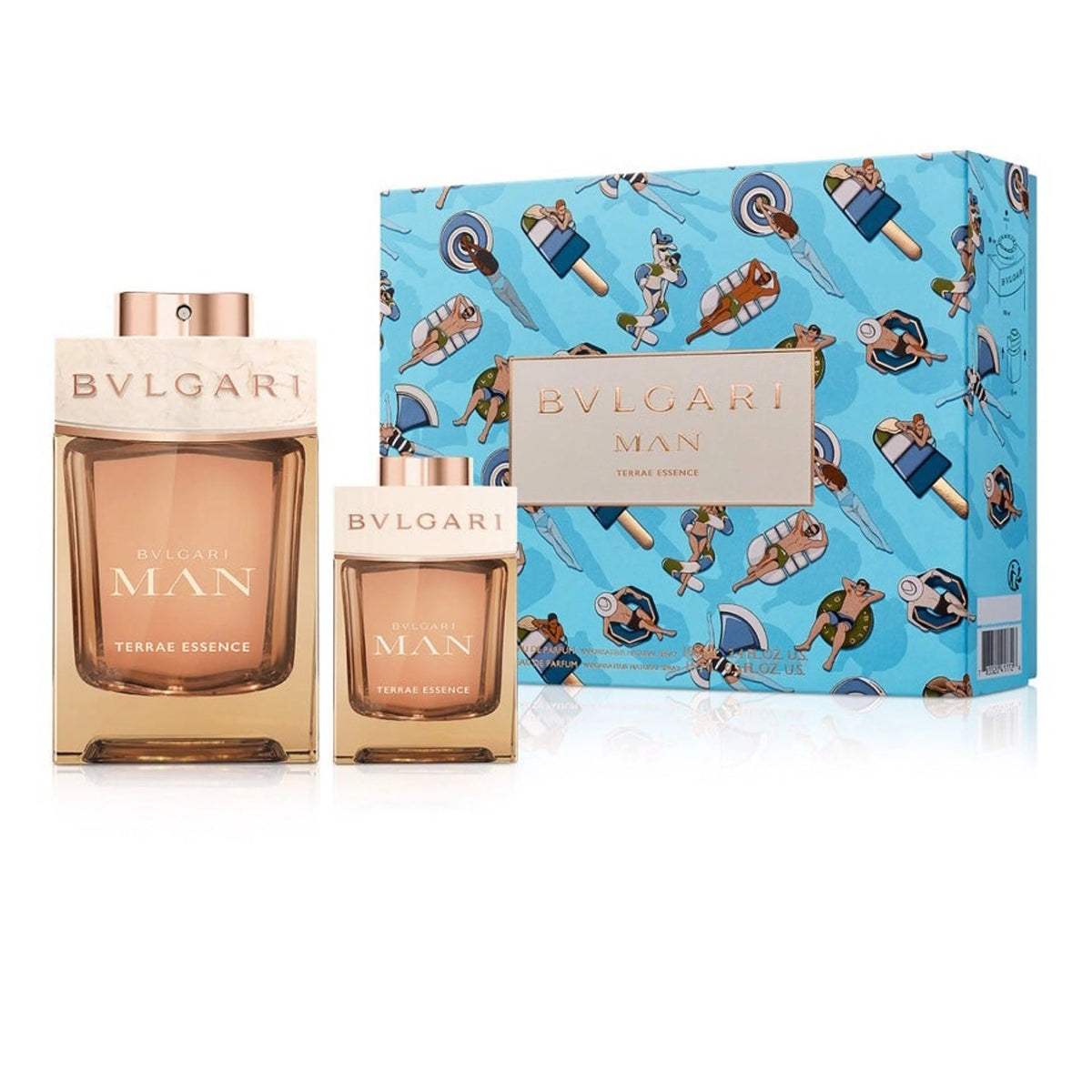 Estuche Bvlgari Man Terrae Essence EDP (M) / 2 Pc SP 100 ml; SP 15 ml - 1 - Privé Perfumes Honduras