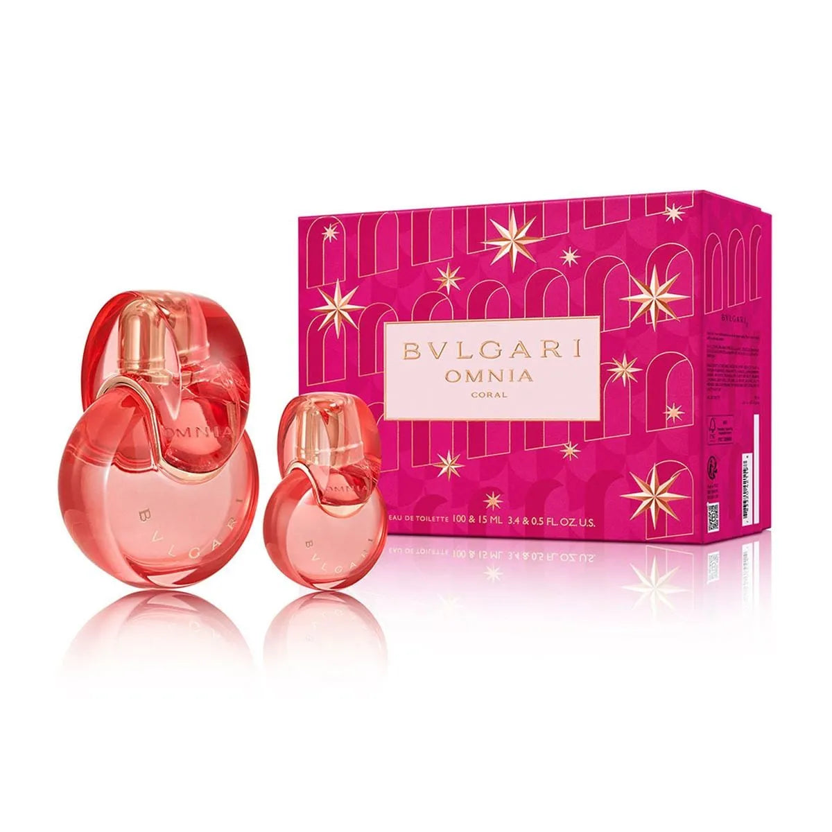 Estuche Bvlgari Omnia Coral EDT (W) / 2 Pc SP 65 ml; SP 15 ml - 2 - Privé Perfumes Honduras