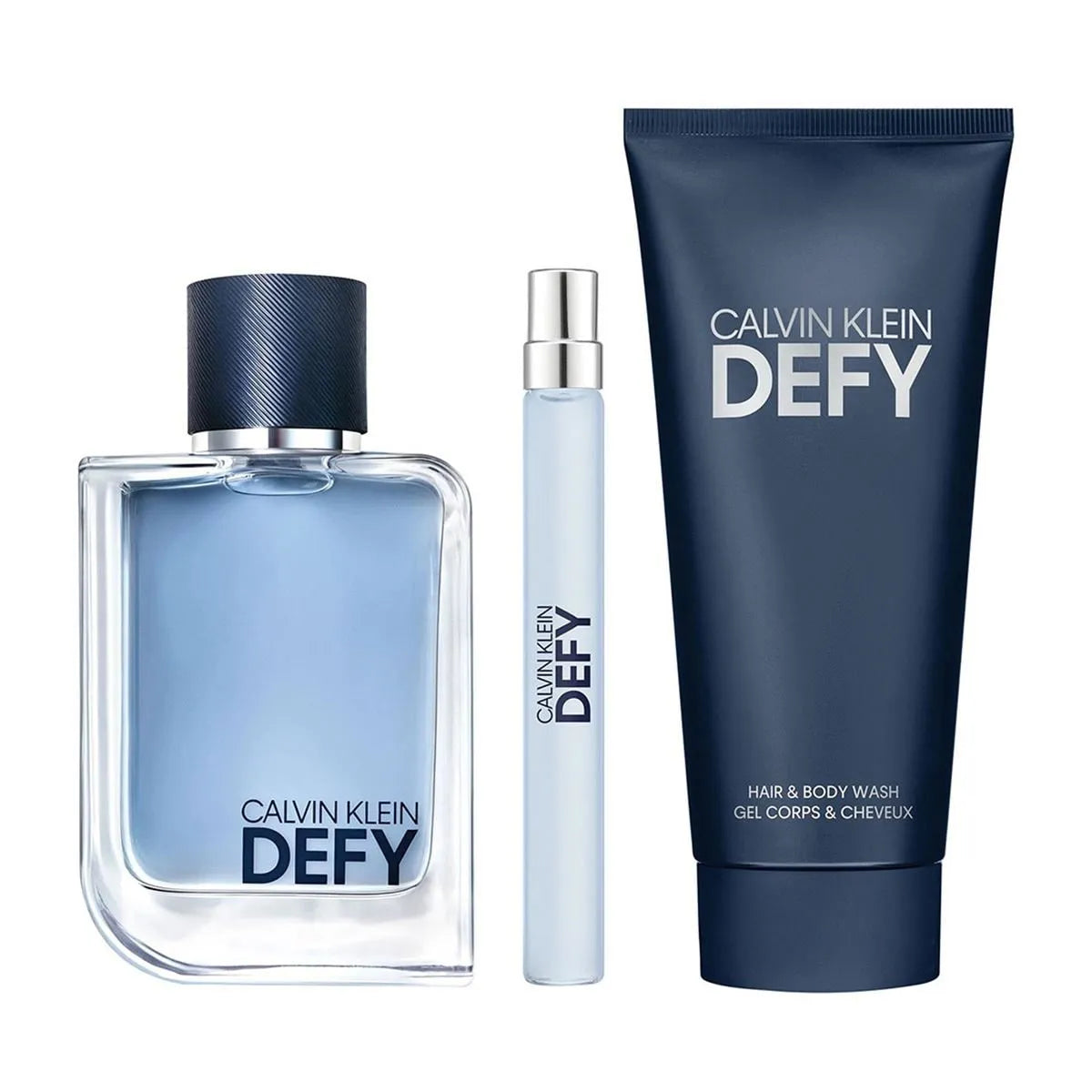 Estuche Calvin Klein Defy EDT (M) / 3 Pc SP 100 ml; SG 100 ml; SP 10 ml - 3 - Privé Perfumes Honduras