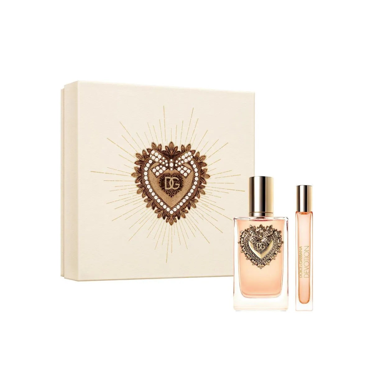 Estuche Dolce&Gabbana Devotion EDP (W) / 2 Pc SP 100 ml; SP 10 ml - 2 - Privé Perfumes Honduras