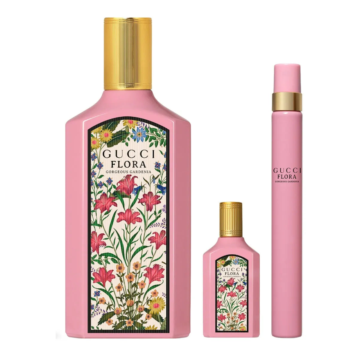 Estuche Gucci Flora Gorgeous Gardenia EDP (W) / 3 Pc SP 100 ml; SP 10 ml ; SP 5 ml - 3 - Privé Perfumes Honduras