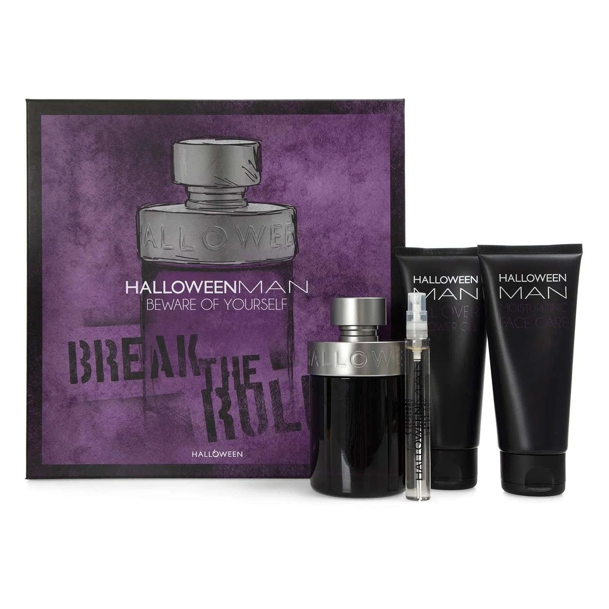 Estuche J Del Pozo Halloween Man EDT (M) / 4 Pc SP 125 ml; SG 100 ml; Face Cream 100 ml; SP 10 ml - 1 - Privé Perfumes Honduras