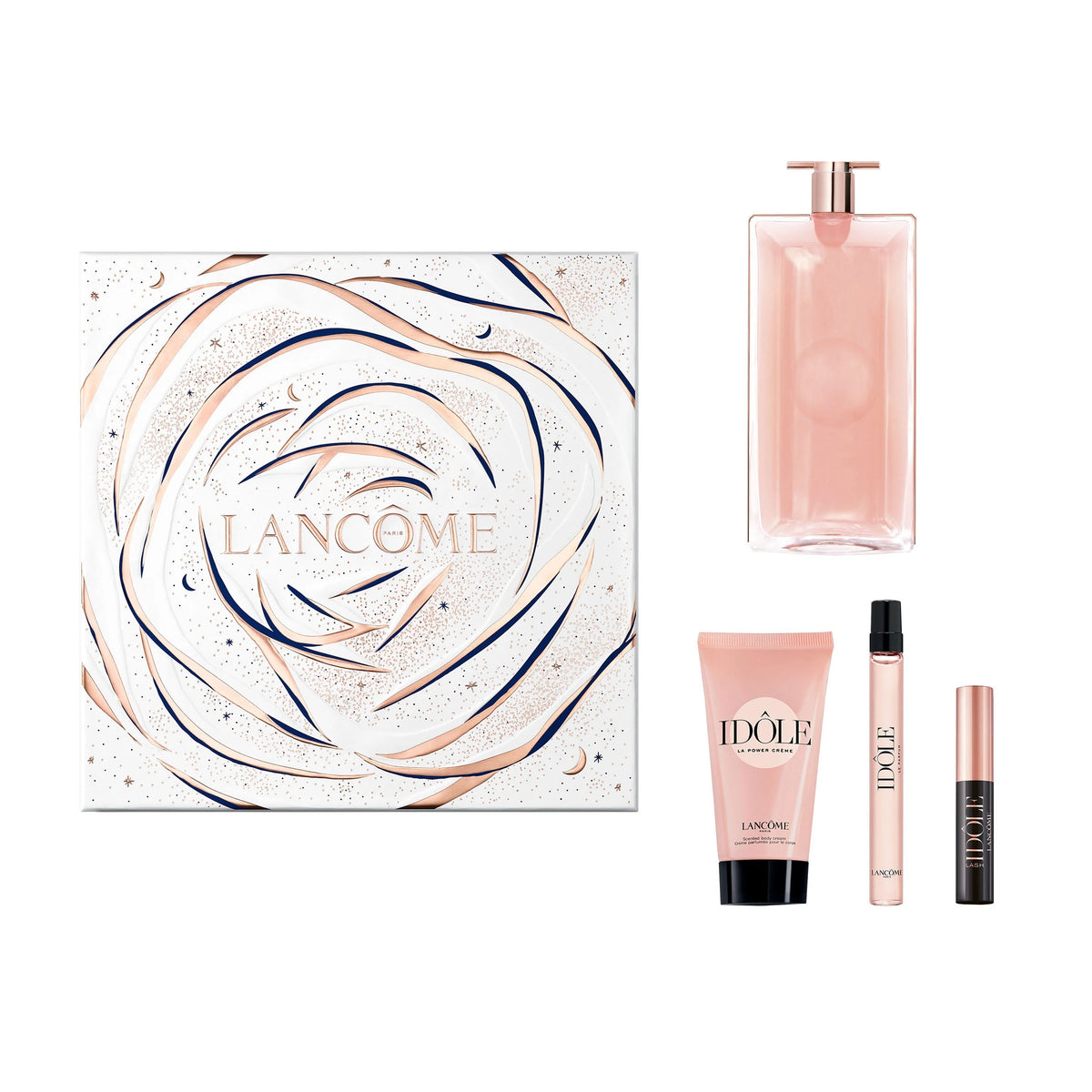 Estuche Lancôme Idole EDP (W) / 4 Pc SP 100 ml; BL 50 ml; MASC 2.5 ml; SP 10 ml - 1 - Privé Perfumes Honduras
