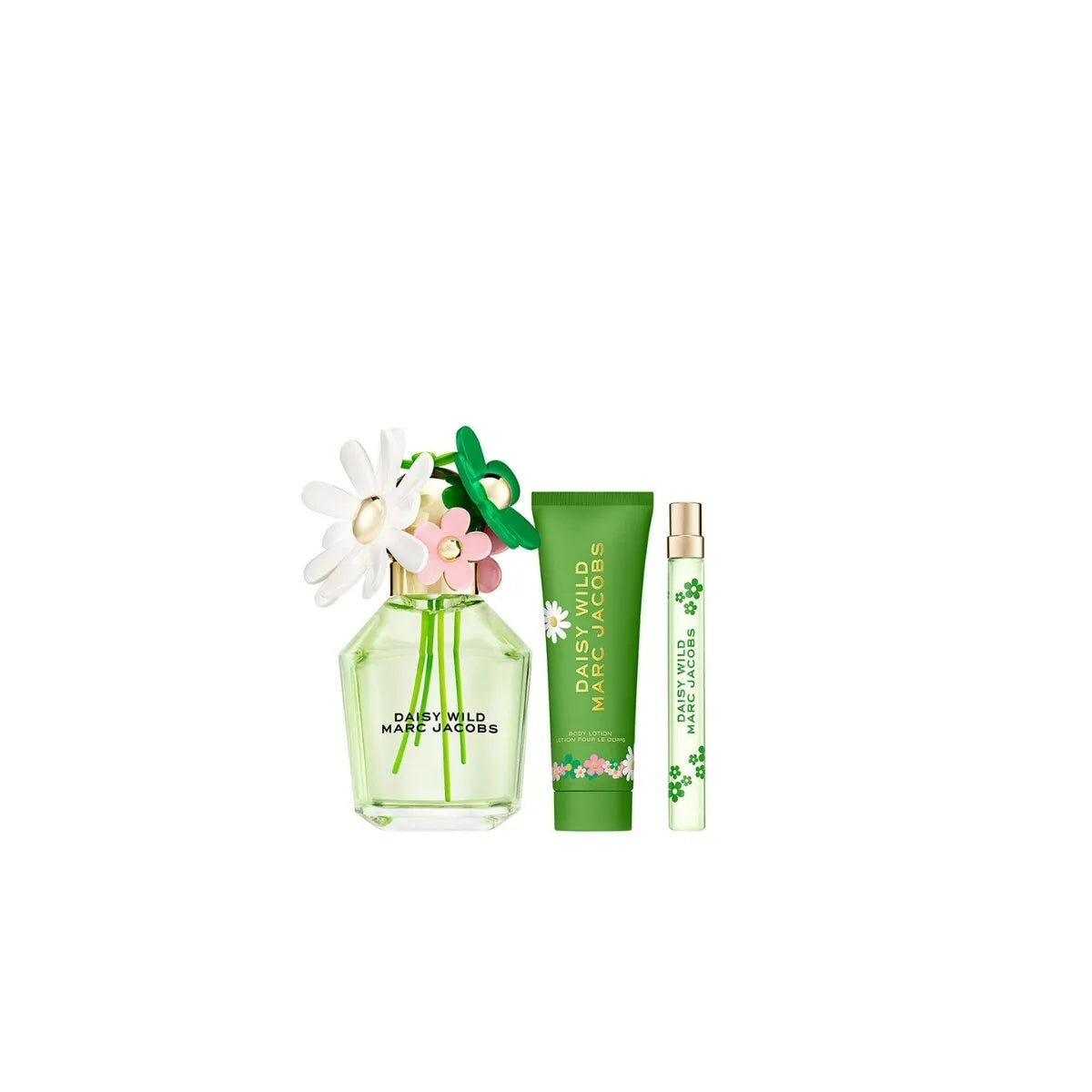 Estuche Marc Jacobs Daisy Wild EDP (W) / 3 Pc SP 100 ml; BL 75 ml; SP 10 ml - 2 - Privé Perfumes Honduras