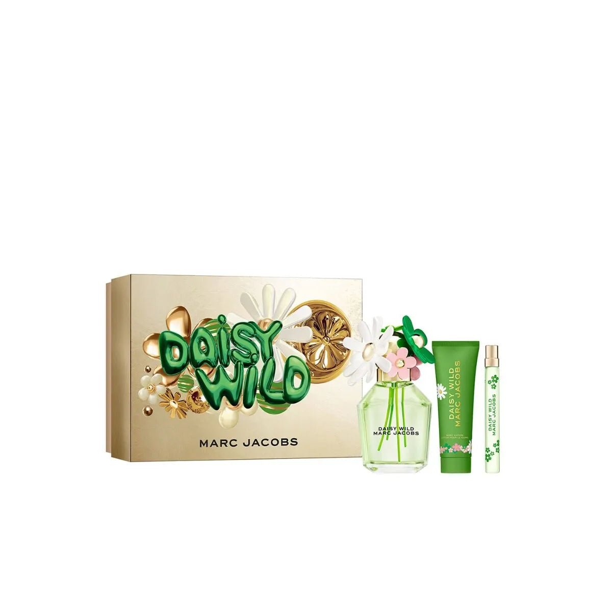 Estuche Marc Jacobs Daisy Wild EDP (W) / 3 Pc SP 100 ml; BL 75 ml; SP 10 ml - 3 - Privé Perfumes Honduras