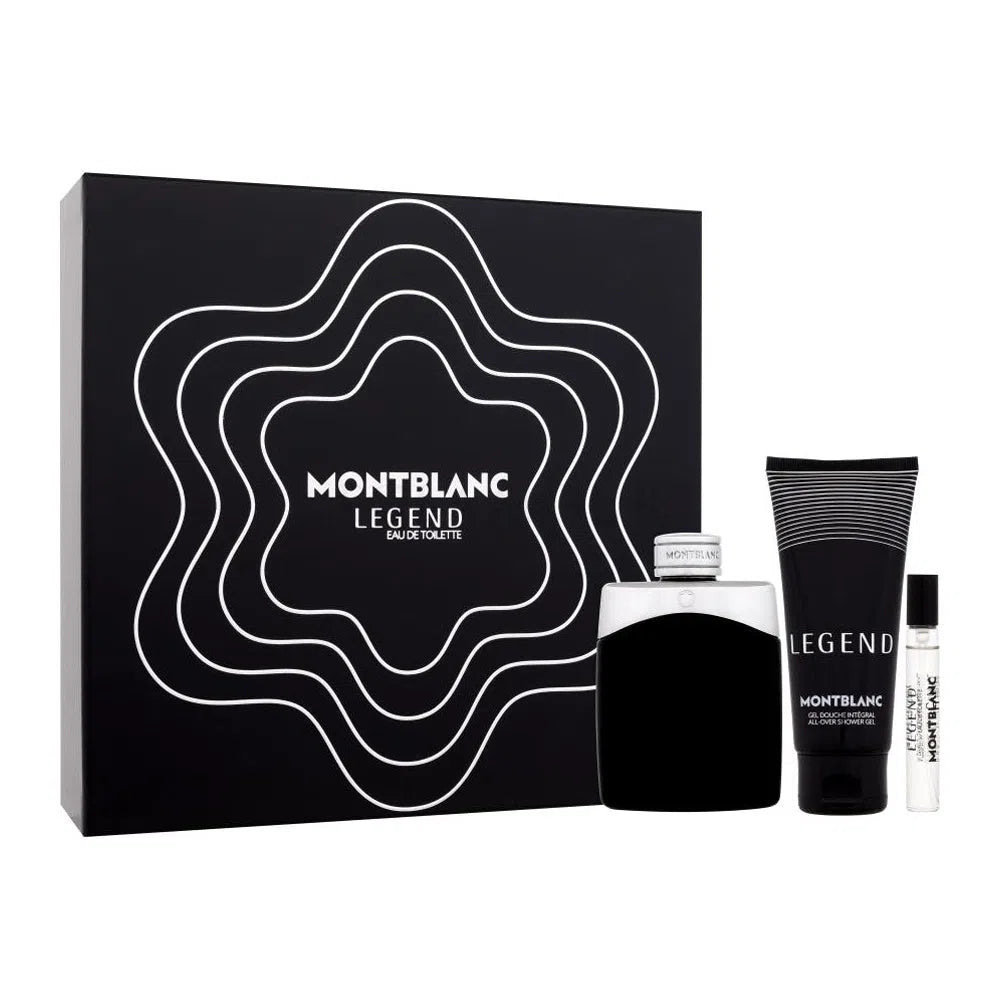 Estuche Montblanc Legend EDT (M) / 3 Pc SP 100 ml; SG 100 ml; SP 7.5 ml - 1 - Privé Perfumes Honduras
