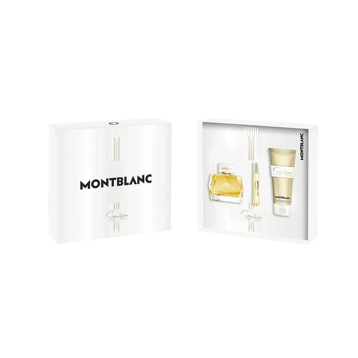 Estuche Montblanc Signature Absolue EDP (W) / 3 Pc SP 90 ml; Mini SP 7.5 ml; BL 100 ml - 2 - Privé Perfumes Honduras