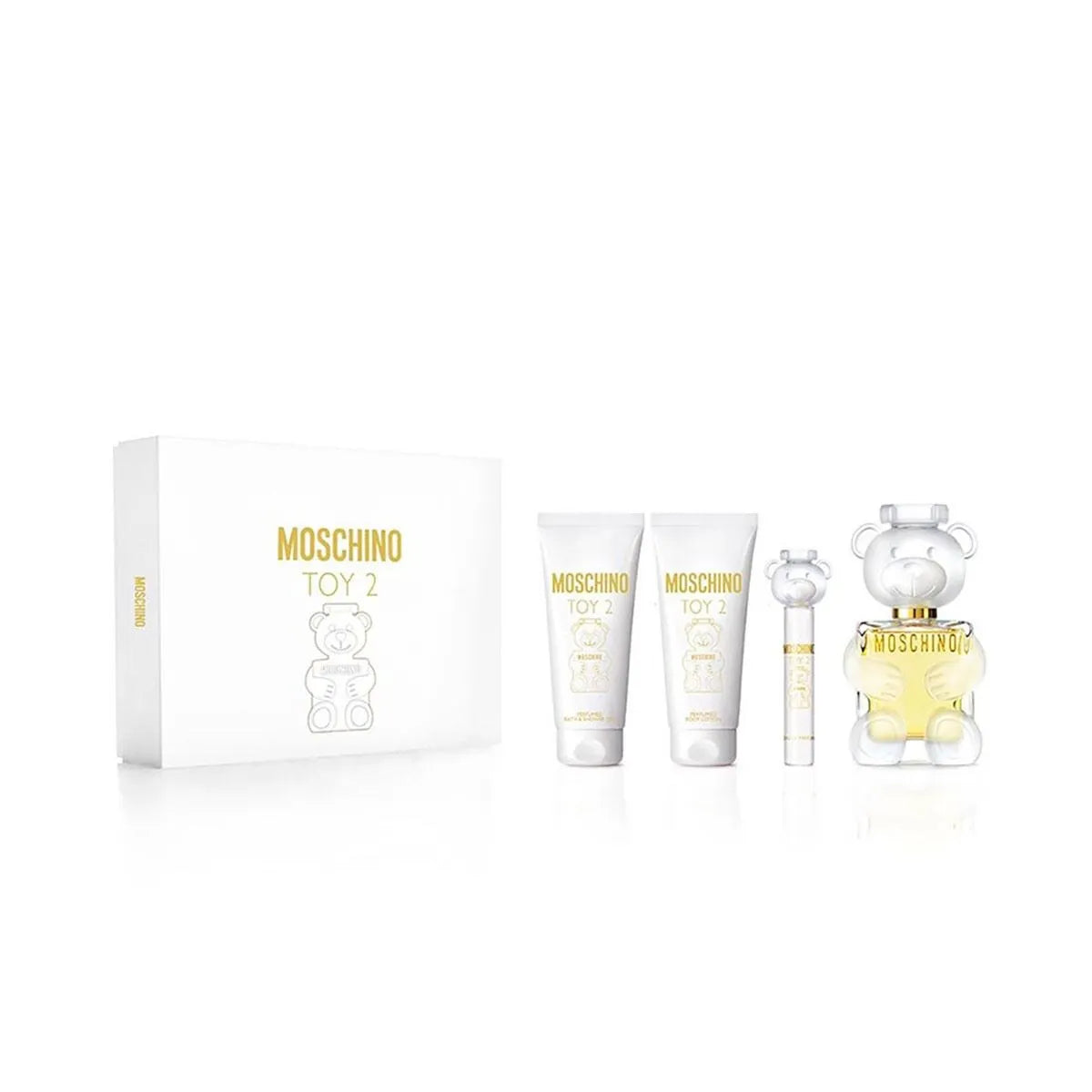 Estuche Moschino Toy 2 EDP (W) / 4 Pc SP 100 ml; BL 100 ml; SG 100 ml; SP 10 ml - 2 - Privé Perfumes Honduras