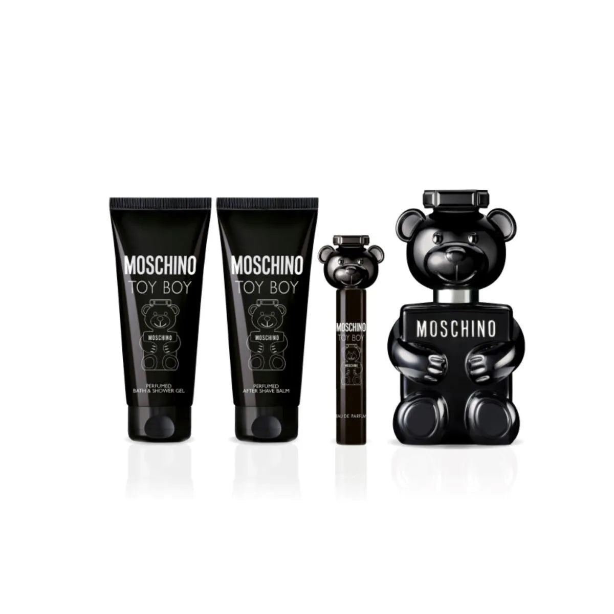 Estuche Moschino Toy Boy EDP (M) / 4 Pc SP 100 ml; AS 100 ml; SG 100 ml; SP 10 ml - 3 - Privé Perfumes Honduras