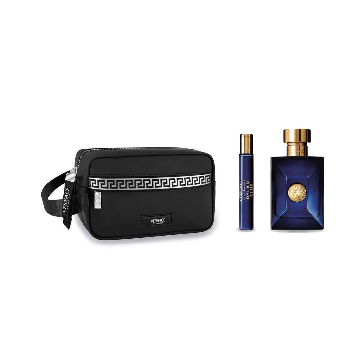 Estuche Versace Dylan Blue EDT (M) / 3 Pc SP 100 ml; SP 10 ml; Bag - 3 - Privé Perfumes Honduras