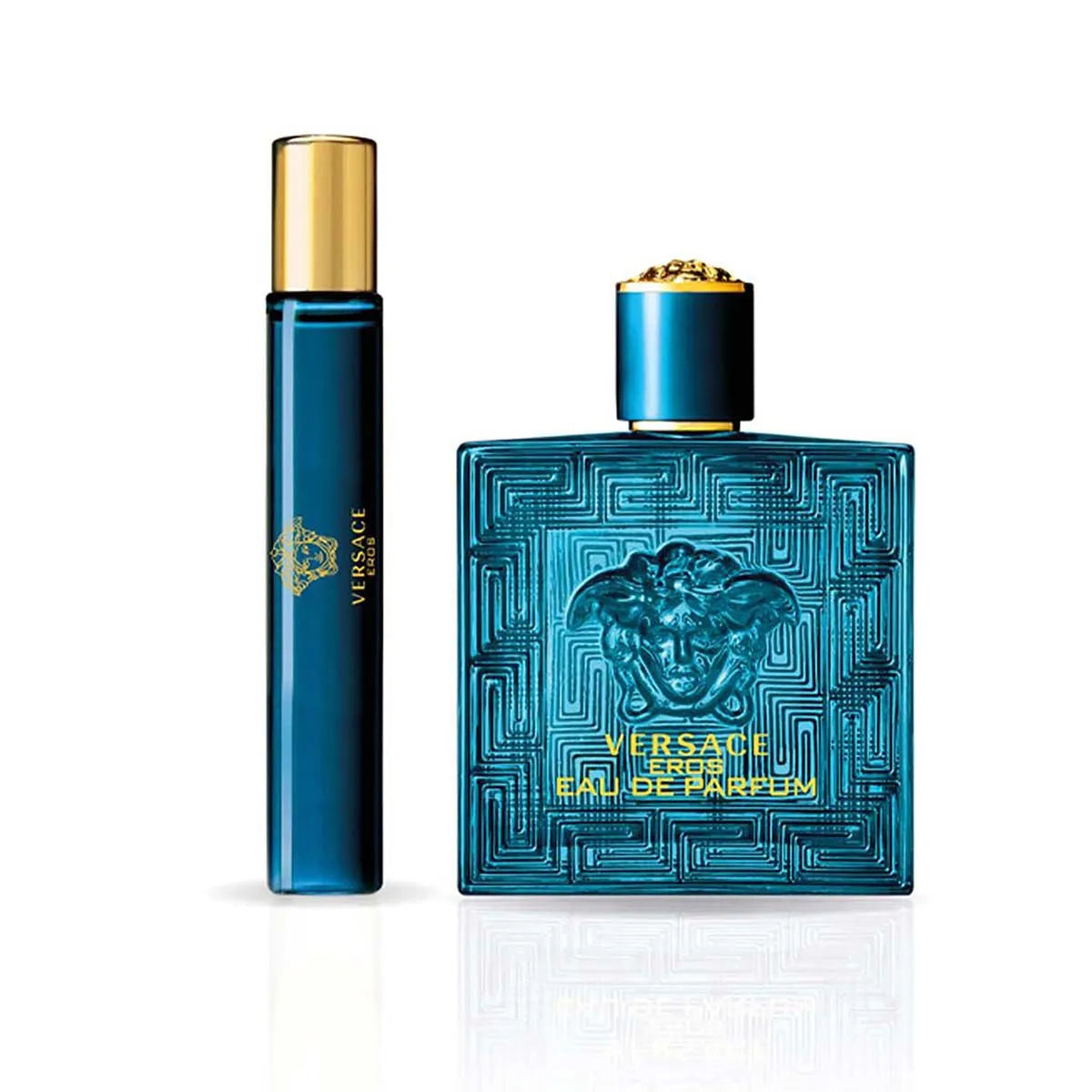 Estuche Versace Eros EDP (M) / 3 Pc SP 100 ml; SP 10 ml; Pouch - 3 - Privé Perfumes Honduras