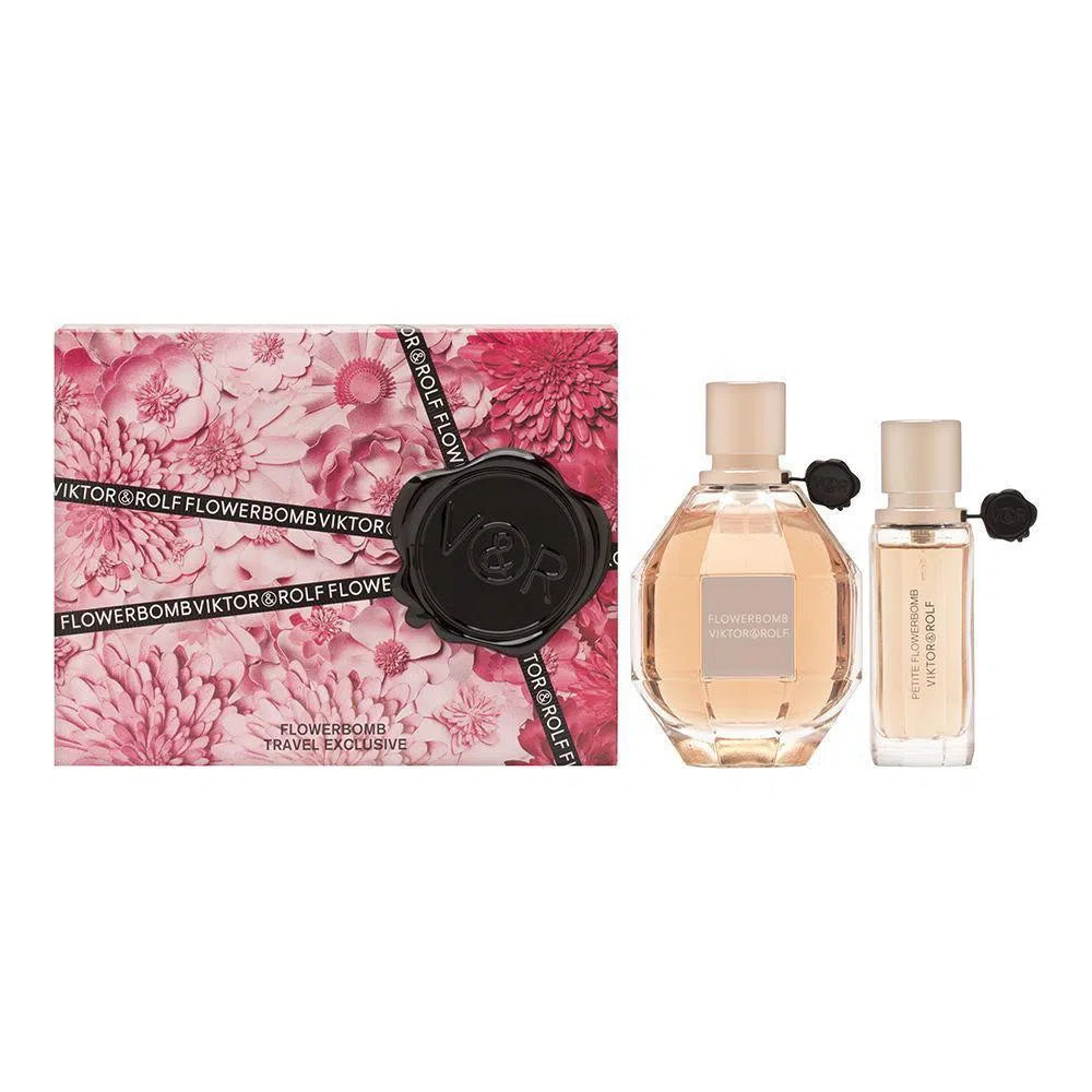 Estuche Viktor & Rolf Flowerbomb EDP (W) / 2 Pc SP 100 ml; SP 20 ml - 1 - Privé Perfumes Honduras