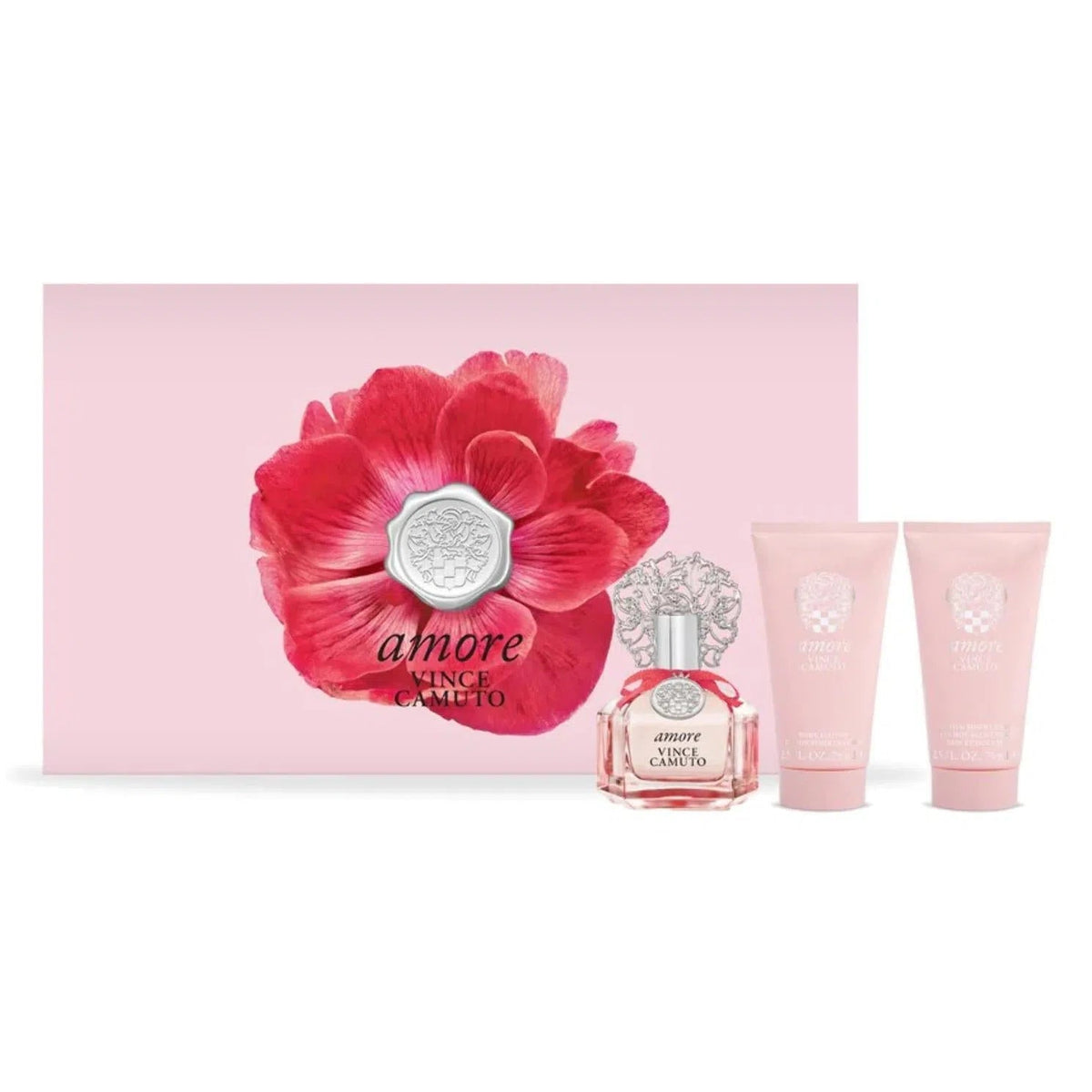 Estuche Vince Camuto Amore EDP (W) / 3 Pc SP 100 ml; SG 100 ml; BL 100 ml - 1 - Privé Perfumes Honduras
