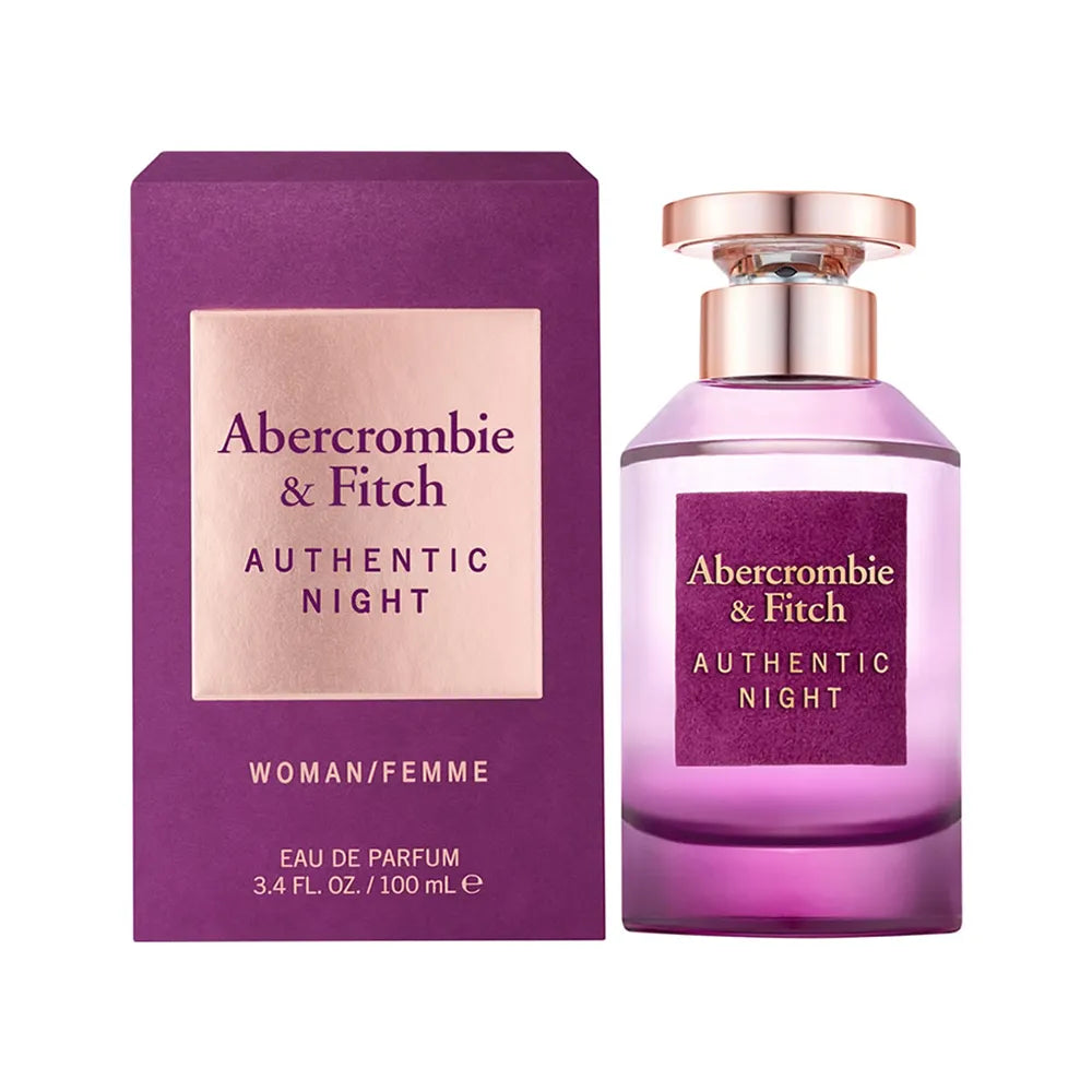 Perfume Abercrombie & Fitch Authentic Night Femme EDP (W) / 100 ml - 1 - Privé Perfumes Honduras