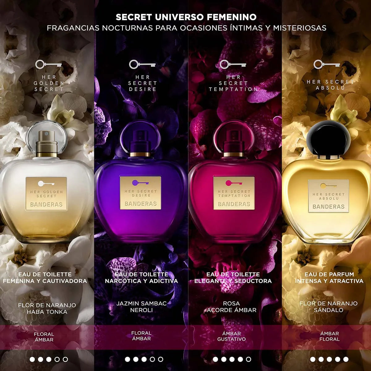 Perfume Antonio Banderas Her Golden Secret EDT (W) / 80 ml - 6 - Privé Perfumes Honduras