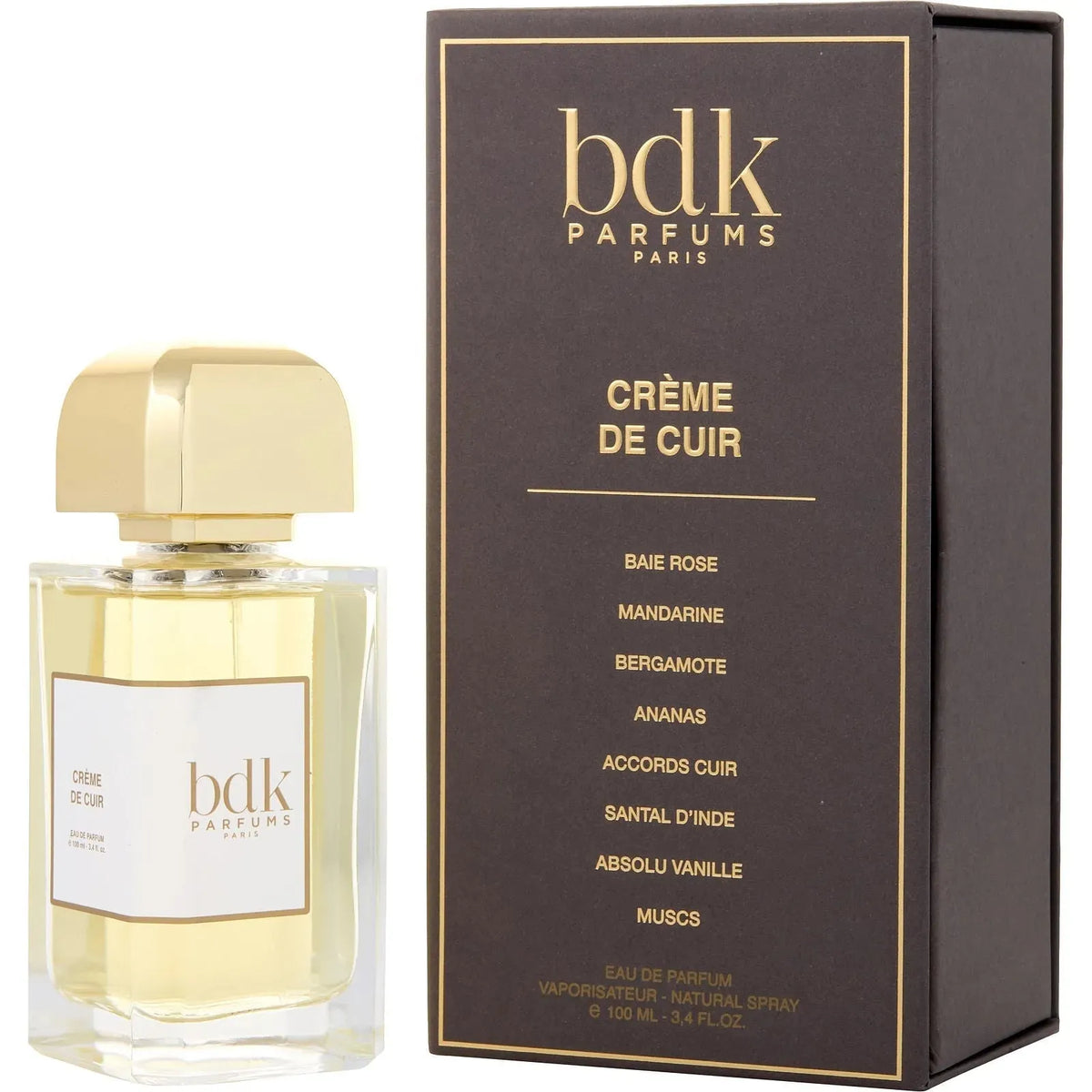 Perfume BDK Parfums Creme De Cuir EDP (U) / 100 ml 3760035450252 - 2 - Privé Perfumes Honduras