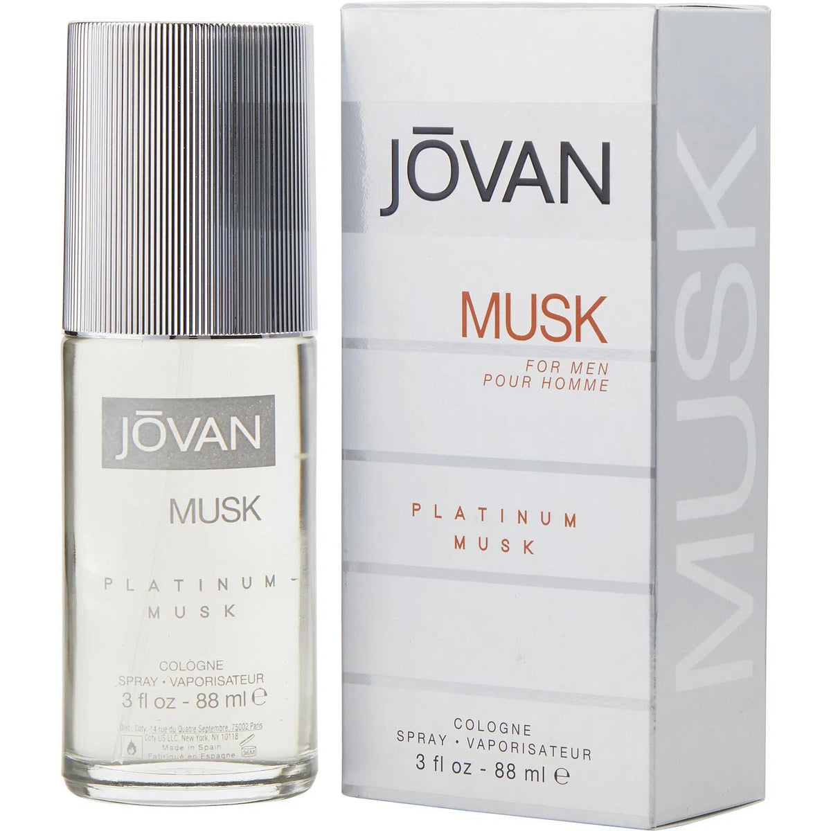 Perfume Jovan Platinum Musk EDC (M) / 88ml - 2 - Privé Perfumes Honduras