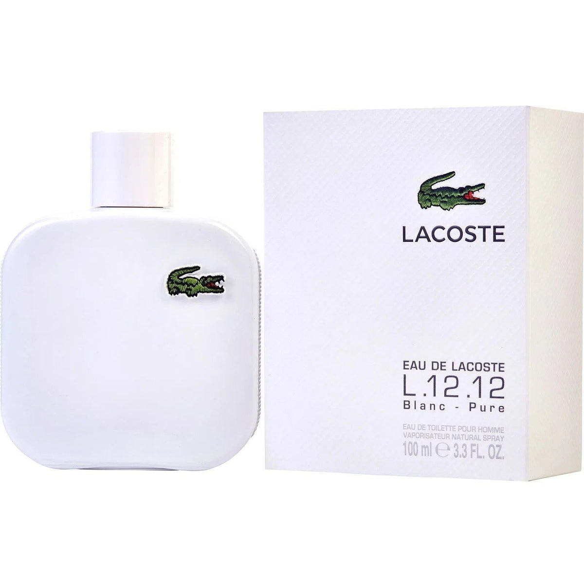Perfume Lacoste L.12.12 Blanc - Pure EDT (M) / 100 ml - 1 - Privé Perfumes Honduras