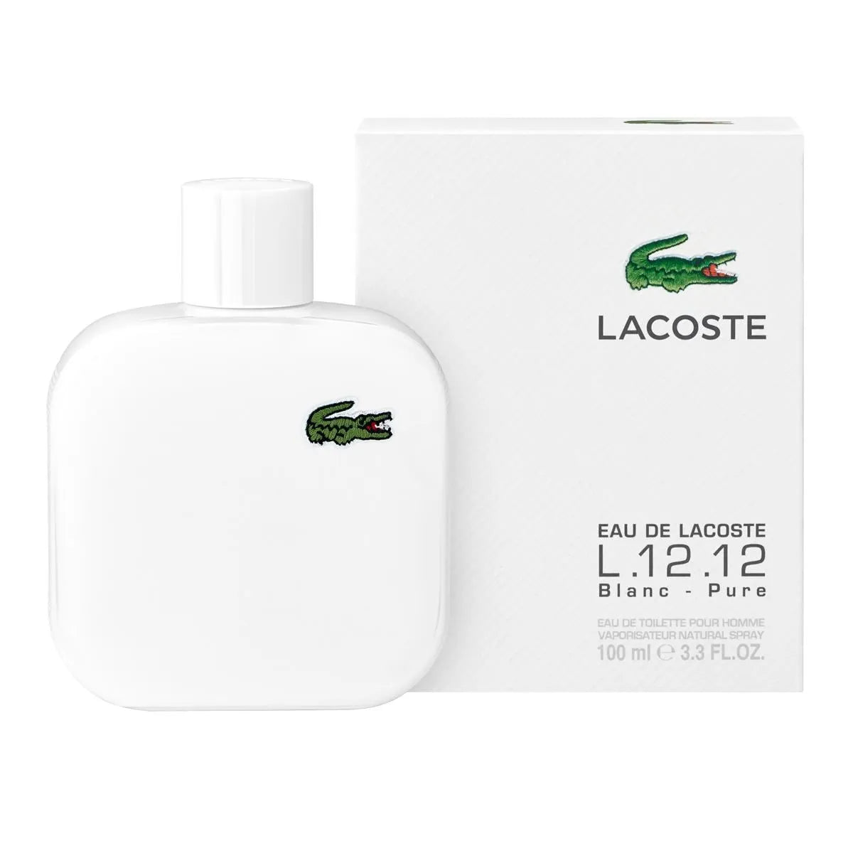 Perfume Lacoste L.12.12 Blanc - Pure EDT (M) / 100 ml - 2 - Privé Perfumes Honduras