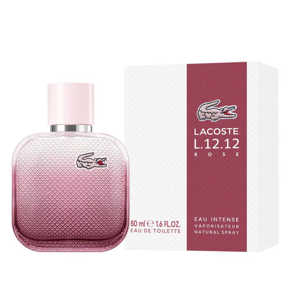 Lacoste L.12.12 Rose Intense EDT (W) - 1 - Privé Perfumes Honduras