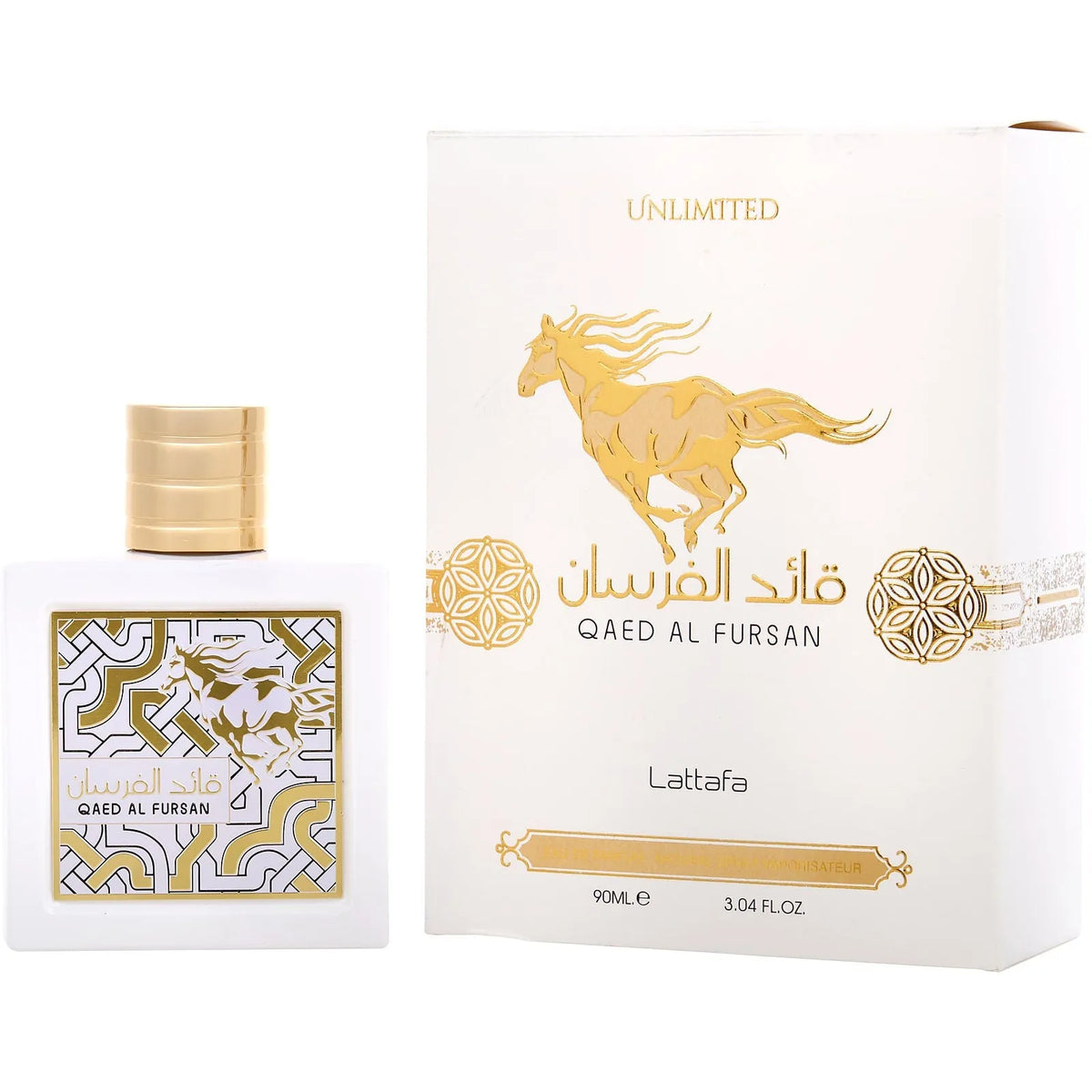 Perfume Lattafa Qaed Al Fursan Unlimited EDP (U) / 100 ml - 1 - Privé Perfumes Honduras