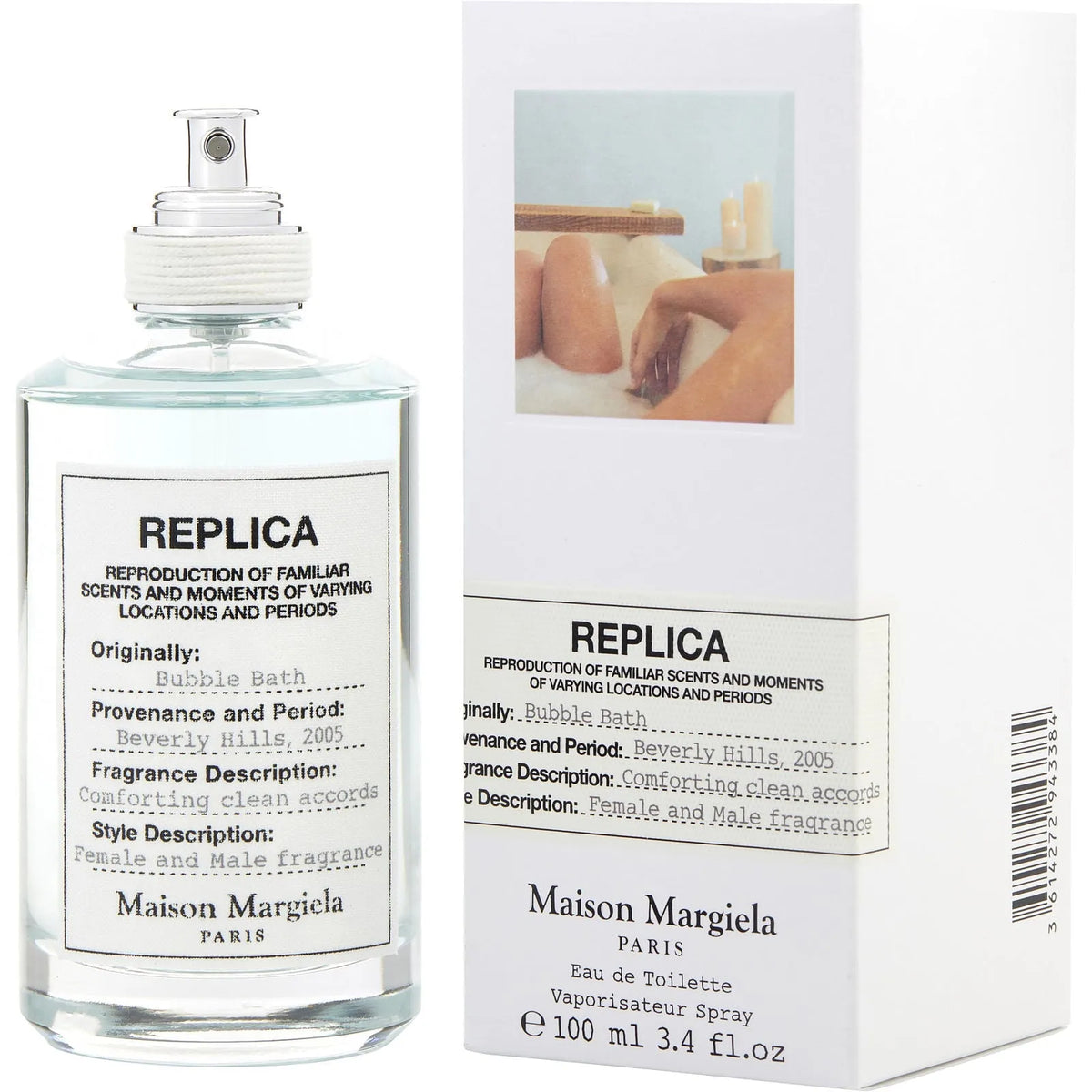 Perfume Maison Margiela Replica Bubble Bath EDT (U) / 100 ml - 1 - Privé Perfumes Honduras