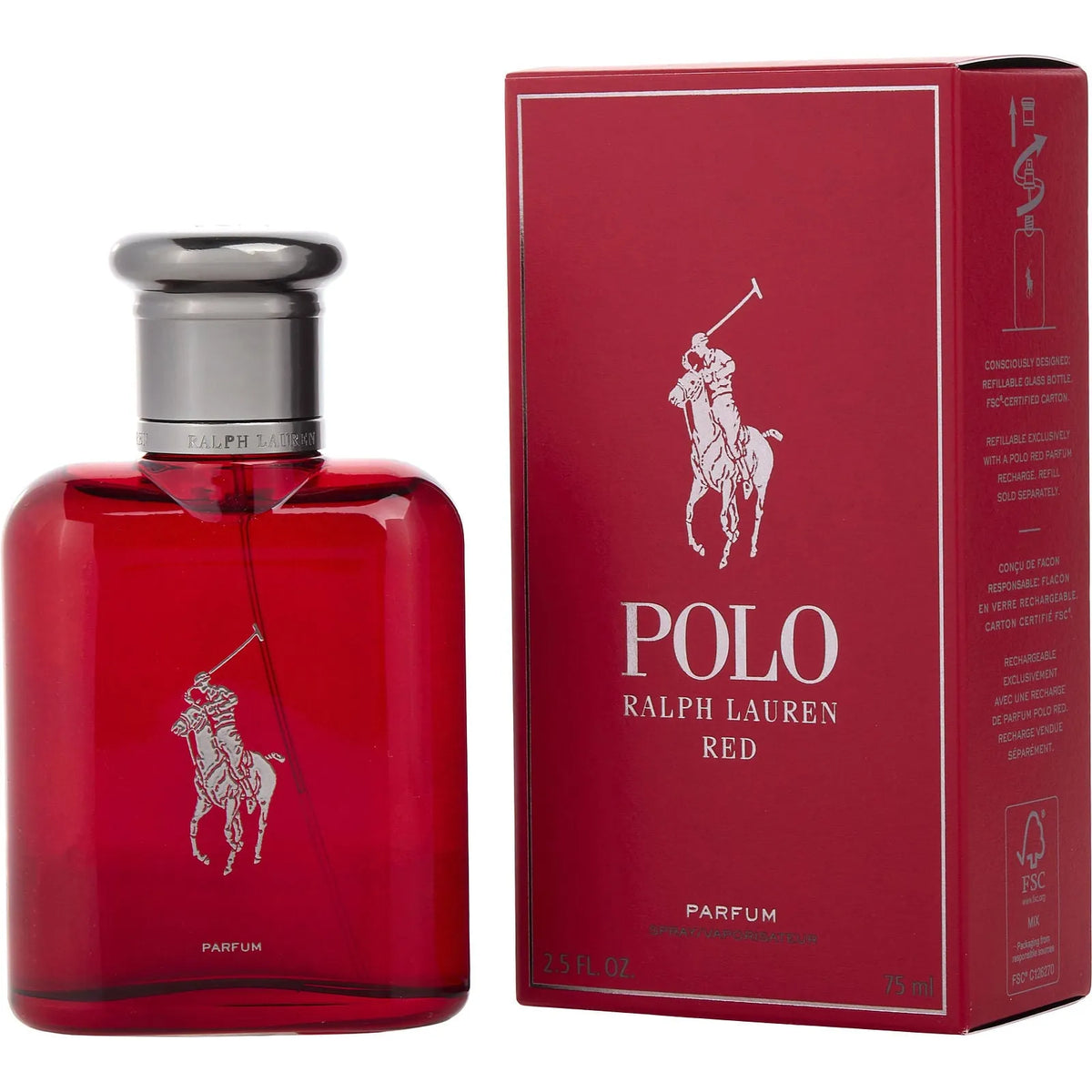 Perfume Ralph Lauren Polo Red Parfum (M) / 75 ml - 1 - Privé Perfumes Honduras