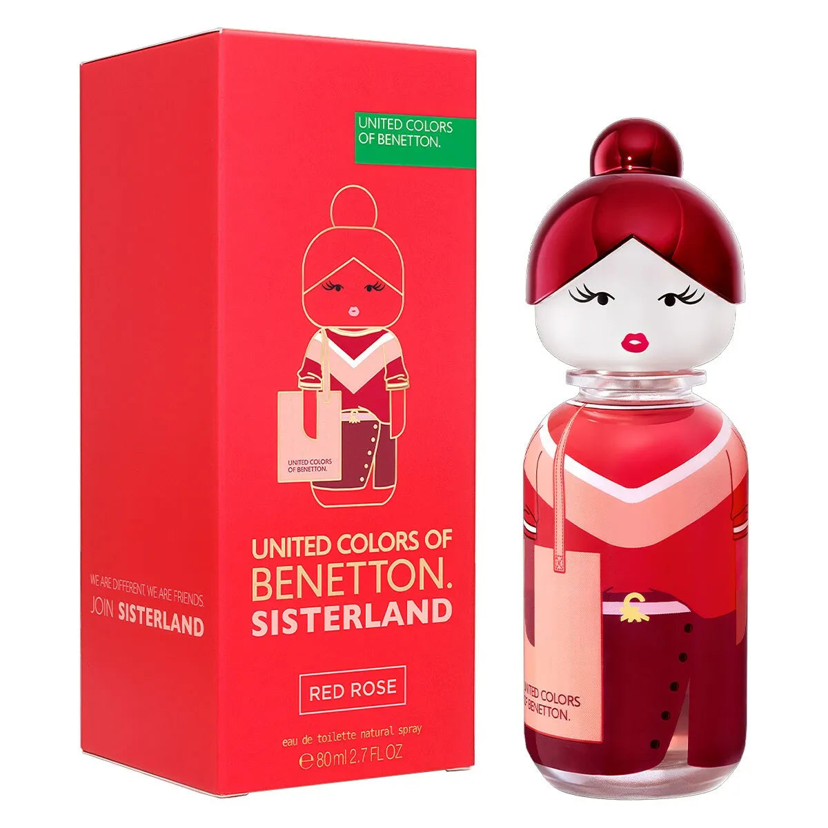 Perfume United Colors of Benetton Sisterland Red Rose EDT (W) / 80 ml - 4 - Privé Perfumes Honduras