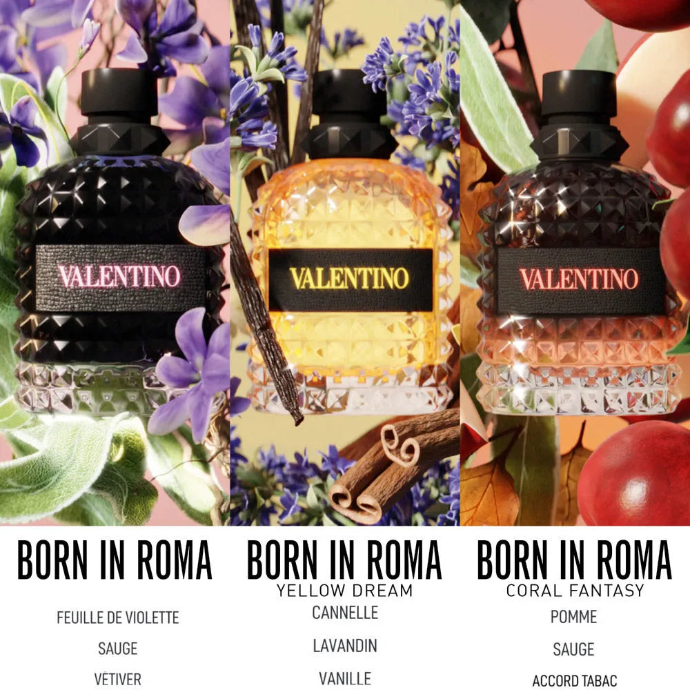 Perfume Valentino Born in Roma Uomo EDT (M) / 100 ml - 19 - Privé Perfumes Honduras