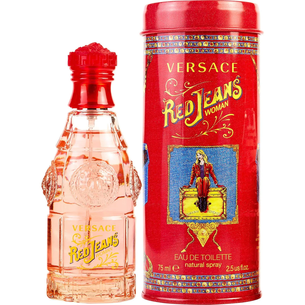Perfume Versace Red Jeans EDT (W) / 75 ml - 1 - Privé Perfumes Honduras