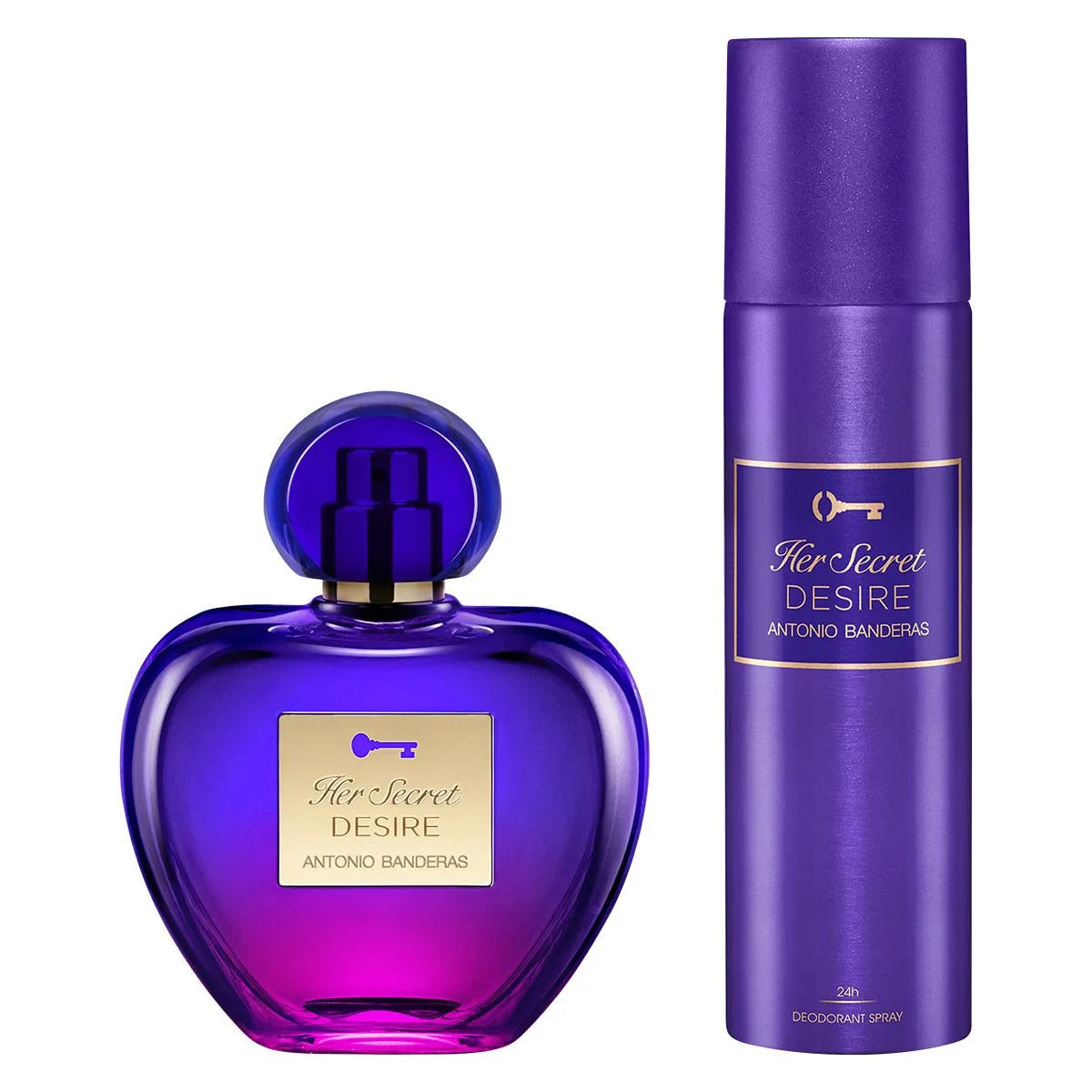 Estuche Antonio Banderas Her Secret Desire EDT (W) / 2 Pc SP 80 ml; DEO 150 ml - 4 - Privé Perfumes Honduras