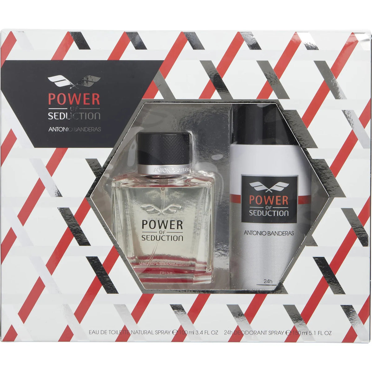 Estuche Antonio Banderas Power of Seduction EDT (M) / 2 Pc SP 100 ml; DEO 150 ml - 1 - Privé Perfumes Honduras