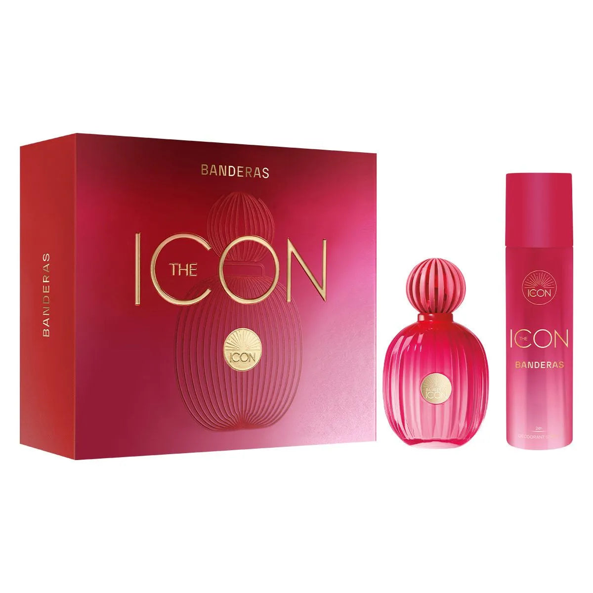 Estuche Antonio Banderas The Icon EDP (W) / 2 Pc SP 100 ml; DEO 150 ml - 2 - Privé Perfumes Honduras