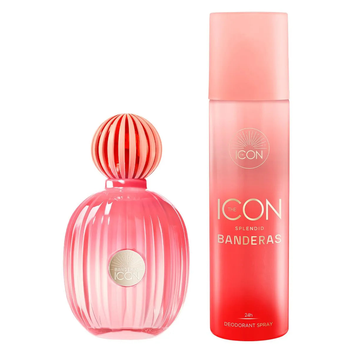 Estuche Antonio Banderas The Icon Splendid EDP (W) / 2 Pc SP 100 ml; DEO 150 ml - 3 - Privé Perfumes Honduras