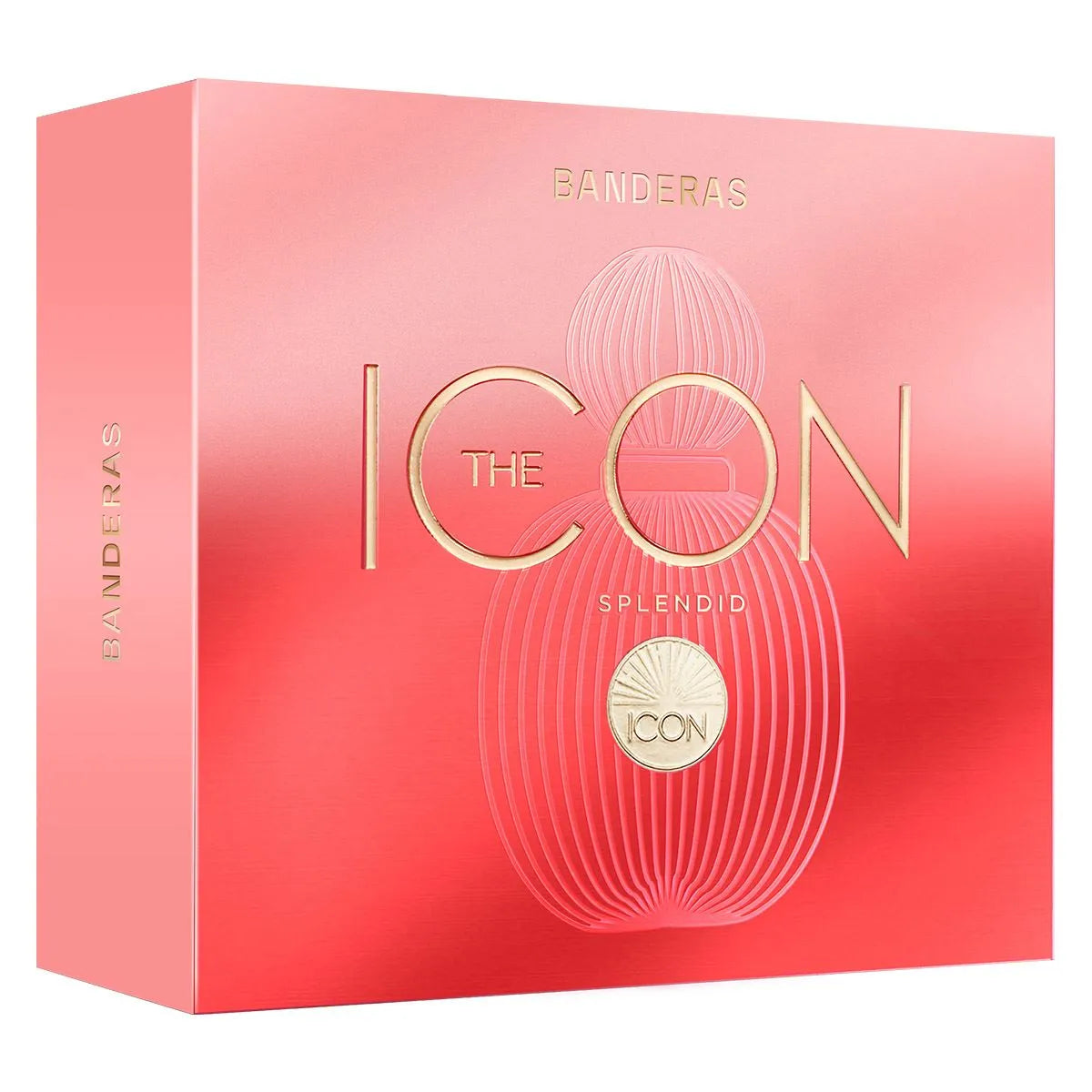 Estuche Antonio Banderas The Icon Splendid EDP (W) / 2 Pc SP 100 ml; DEO 150 ml - 4 - Privé Perfumes Honduras