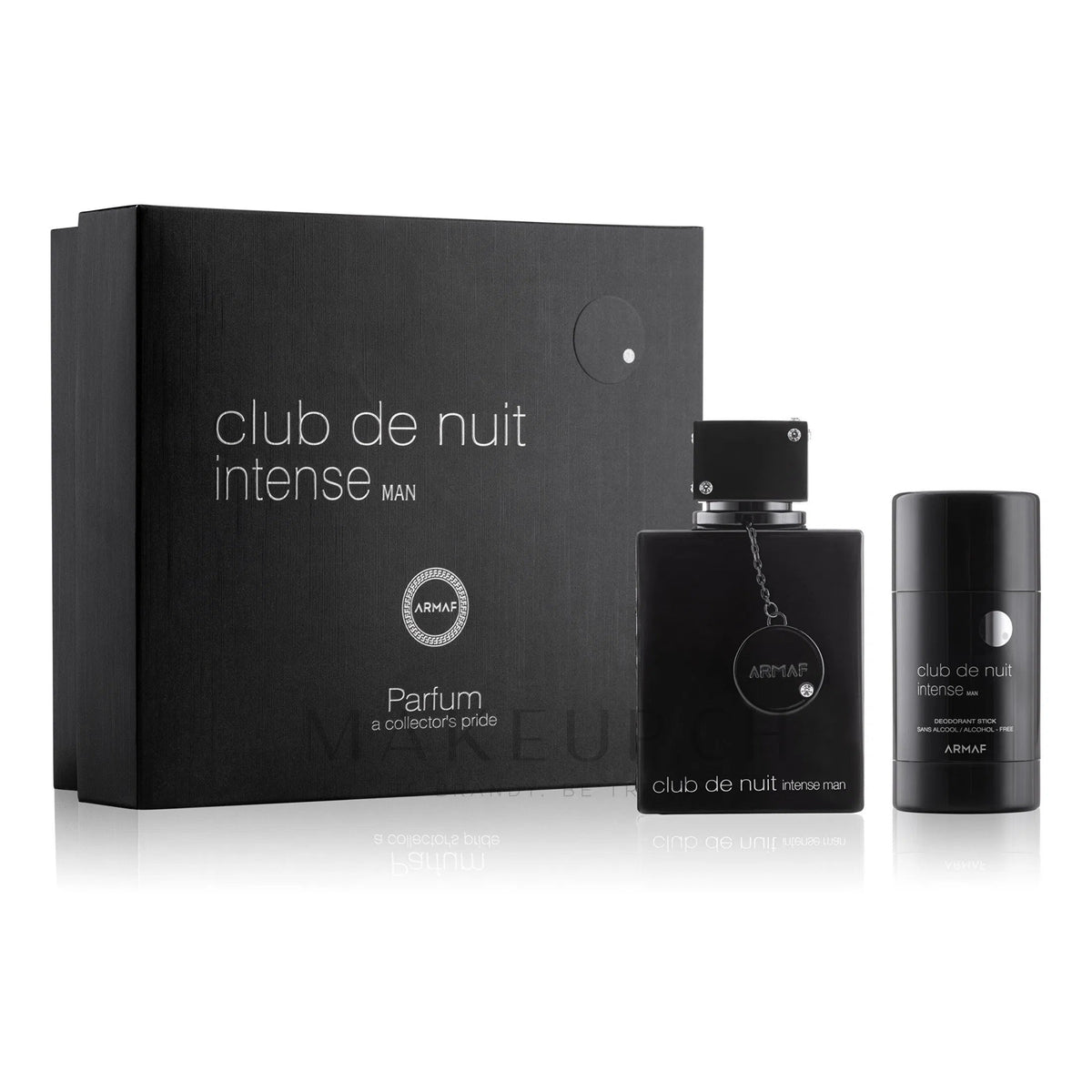 Estuche Armaf Club de Nuit Intense Man EDT (M) / 2 Pc SP 105 ml; DEO - 1 - Privé Perfumes Honduras