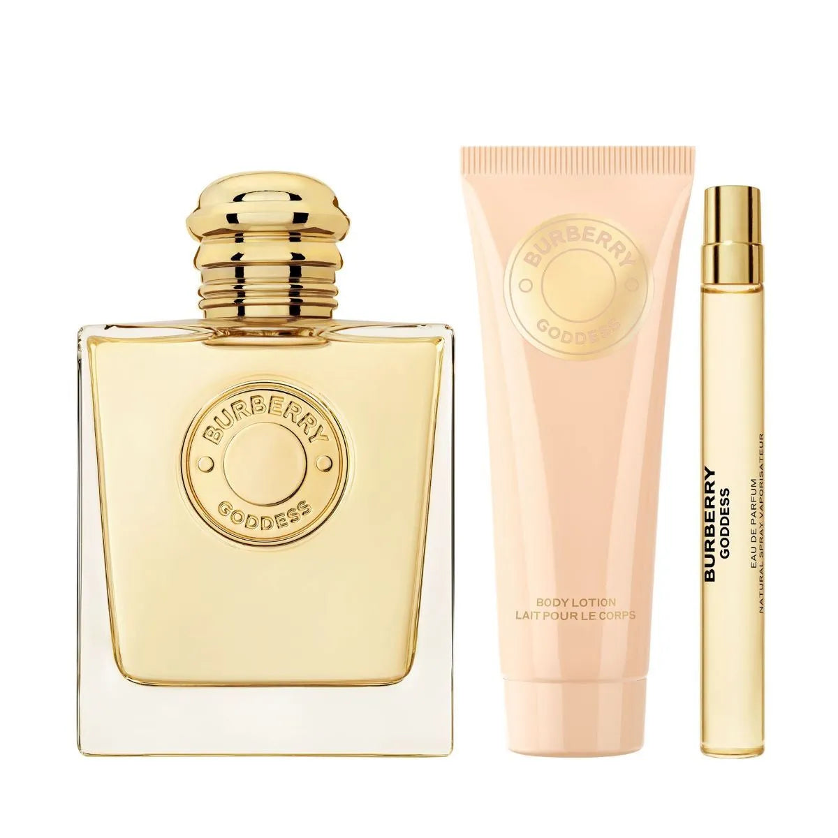 Estuche Burberry Goddess EDP (W) / 3 Pc SP 100 ml; BL 75 ml; SP 10 ml - 3 - Privé Perfumes Honduras