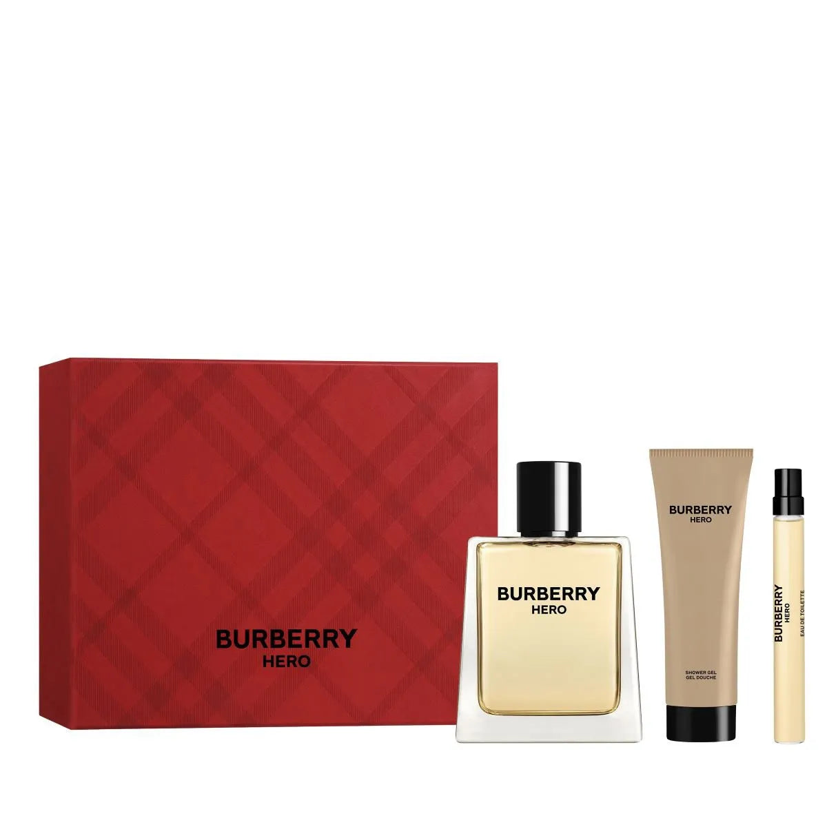 Estuche Burberry Hero EDT (M) / 3 Pc SP 100 ml; SG 75 ml; Pen Spray 10 ml - 2 - Privé Perfumes Honduras