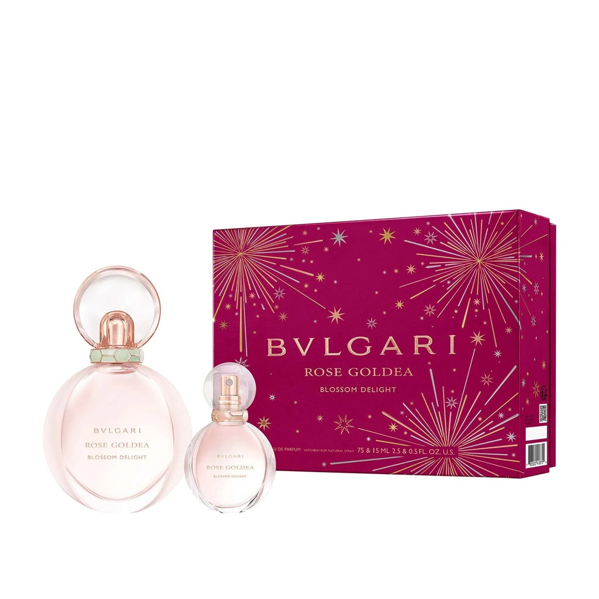 Estuche Bvlgari Rose Goldea Blossom Delight EDP (W) / 2 Pc SP 75 ml; Mini 15 ml - 1 - Privé Perfumes Honduras