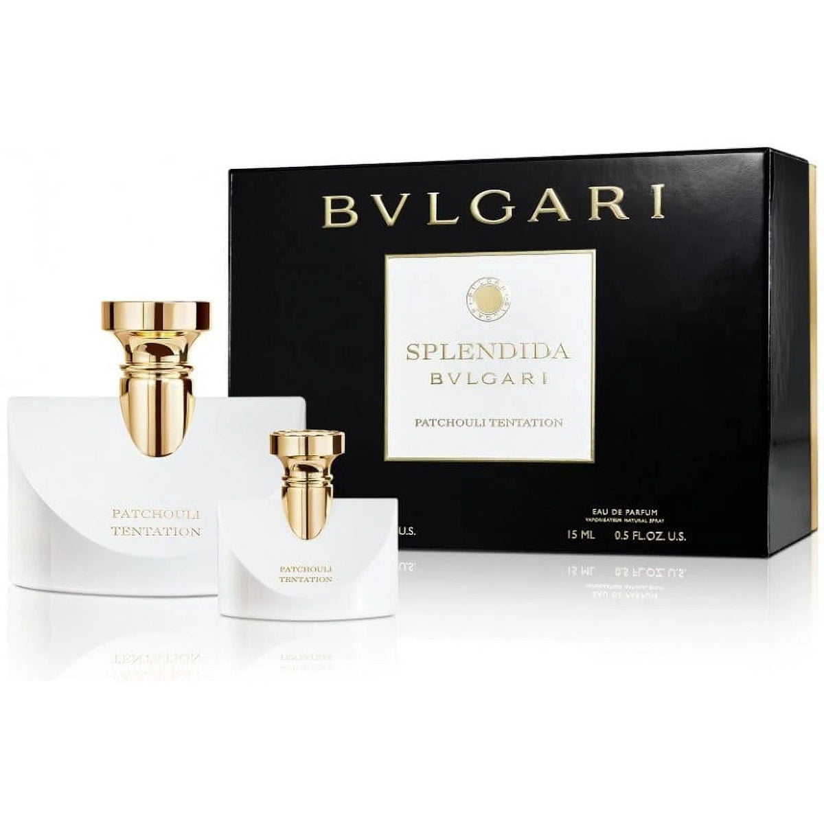 Estuche Bvlgari Splendida Patchouli Tentation EDP (W) / 2 Pc SP 100 ml; SP 15 ml - 2 - Privé Perfumes Honduras