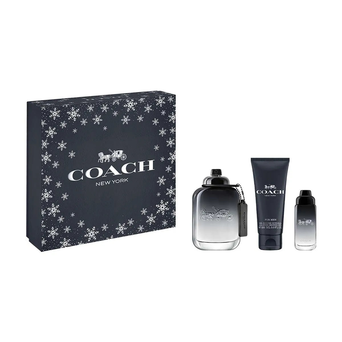 Estuche Coach For Men EDT (M) / 3 PC SP 100 ml; SG 100 ml; SP 7.5 ml - 3 - Privé Perfumes Honduras