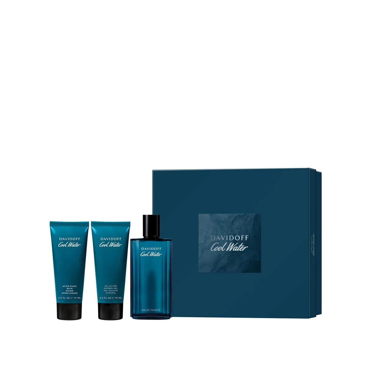 Estuche Davidoff Cool Water EDT (M) / 3 Pc SP 125 ml; AS 75 ml; SG 75 ml - 2 - Privé Perfumes Honduras