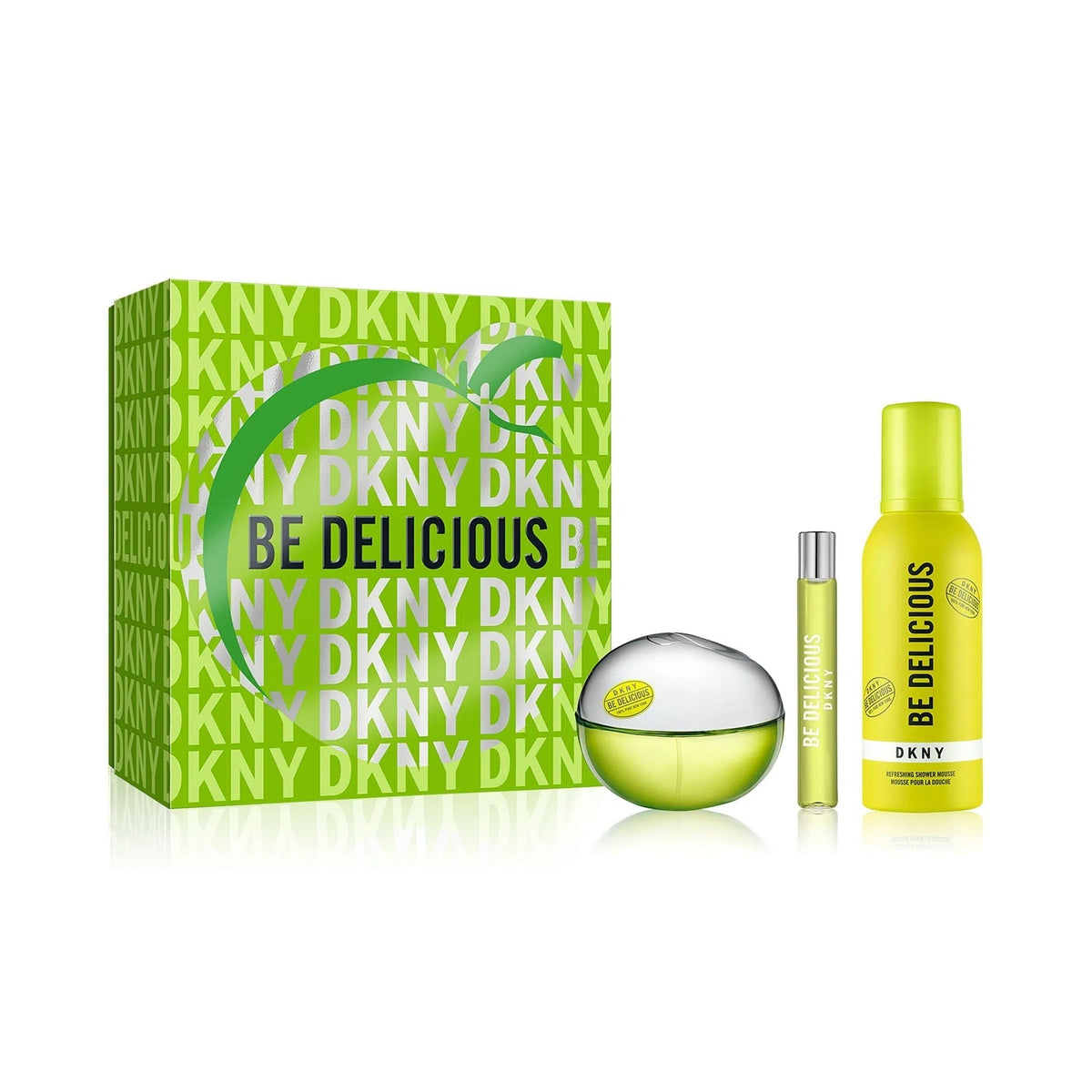 Estuche DKNY Be Delicious EDP (W) / 3 Pc SP 100 ml; SG 150 ml; SP 15 ml - 1 - Privé Perfumes Honduras