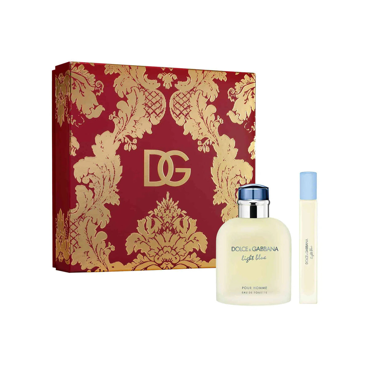 Estuche Dolce&Gabbana Light Blue Pour Homme EDT (M) / 2 Pc SP 125 ml;SP 10 ml - 1 - Privé Perfumes Honduras