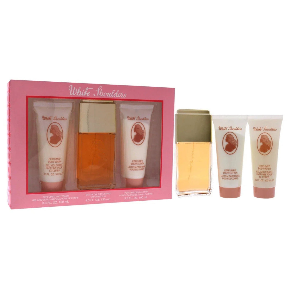 Estuche Evyan White Shoulders EDC (W) / 3 Pc SP 125 ml; BL 100 ml; BW 100 ml - 2 - Privé Perfumes Honduras