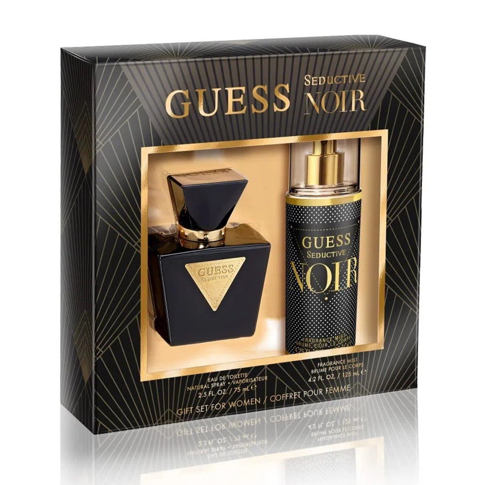 Estuche Guess Seductive Noir Women EDT (W) / 2 Pc SP 75 ml; BS 125 ml - 2 - Privé Perfumes Honduras