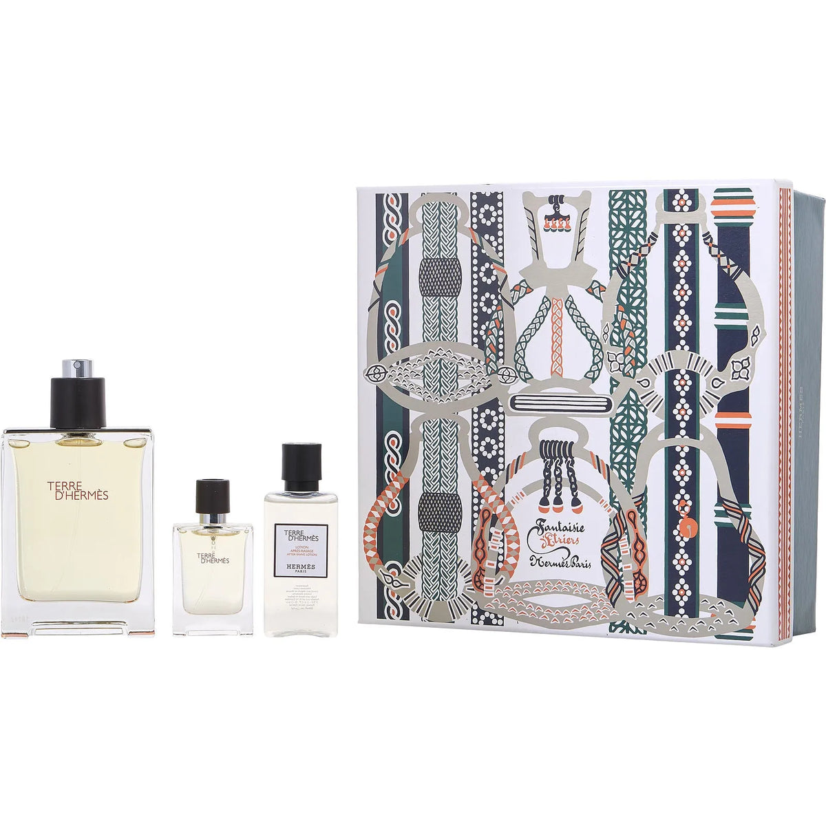 Estuche Hermès Terre d'Hermes EDT (M) / 3 Pc SP 100 ml; Mini 12.5 ml; AS 40 ml - 1 - Privé Perfumes Honduras