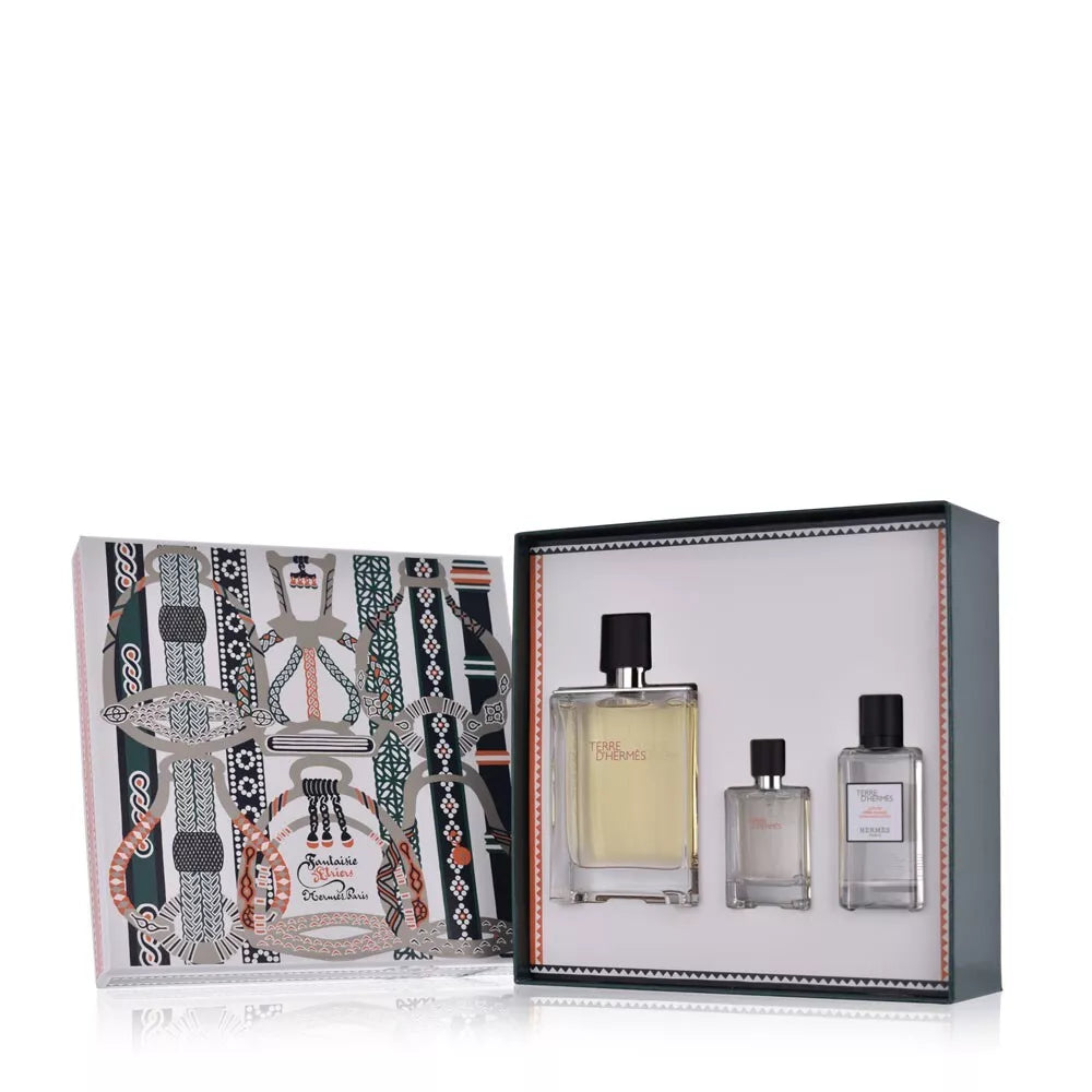 Estuche Hermès Terre d'Hermes EDT (M) / 3 Pc SP 100 ml; Mini 12.5 ml; AS 40 ml - 2 - Privé Perfumes Honduras