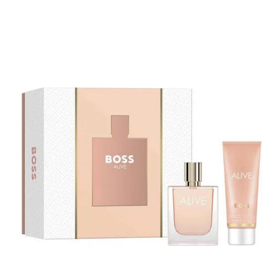 Estuche Hugo Boss Boss Alive EDP (W) / 2 Pc SP 50 ml; BL 75 ml - 2 - Privé Perfumes Honduras