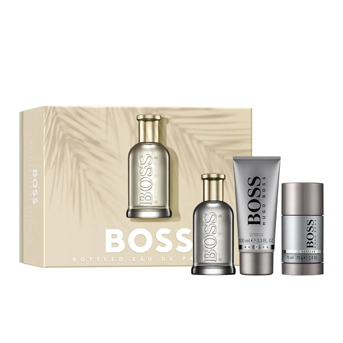 Estuche Hugo Boss Boss Bottled EDP (M) / 3 Pc SP 100 ml; SG 100 ml; DEO - 2 - Privé Perfumes Honduras